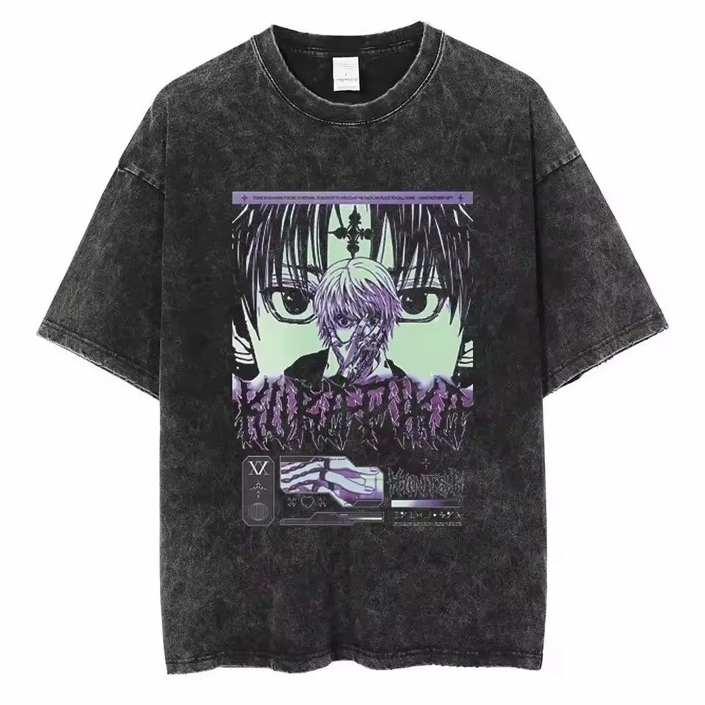 Hunter x Hunter Chrollo Shirt Vintage Oversized Style Anime Shirt