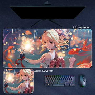 Genshin Impact Yoimiya Mouse Pad Anime Desk Mat