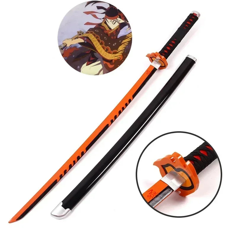 Demon Slayer Katana 1:1 Scale Anime Prop Replica Bamboo Sword