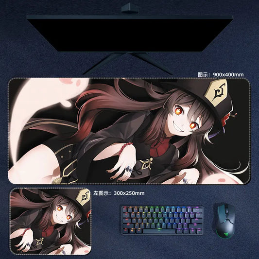 Genshin Impact Hu tao Mouse Pad Anime Desk Mat
