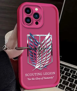 AOT Scouting Legion Phone Case - For iPhone 11 to 17 Pro Max