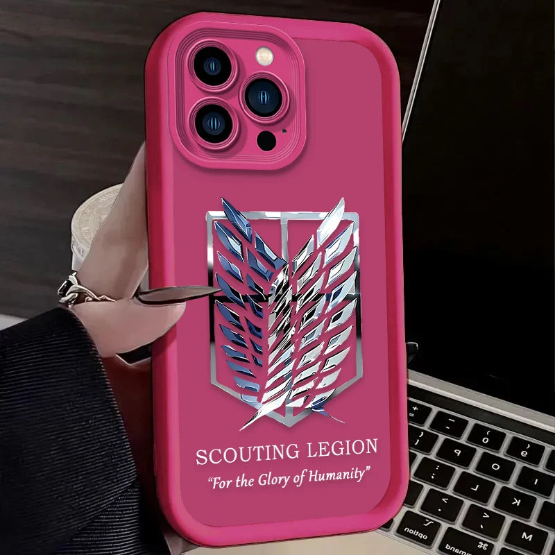 AOT Scouting Legion Phone Case - For iPhone 11 to 17 Pro Max