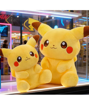 Pokemon Big Size Plump Pikachu Plush Sitting Pose (40cm / 60cm)