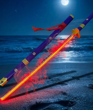 One Piece Roronoa Zoro LED Vapor-Effect Katana 1:1 Scale Anime Prop Replica Plastic Sword