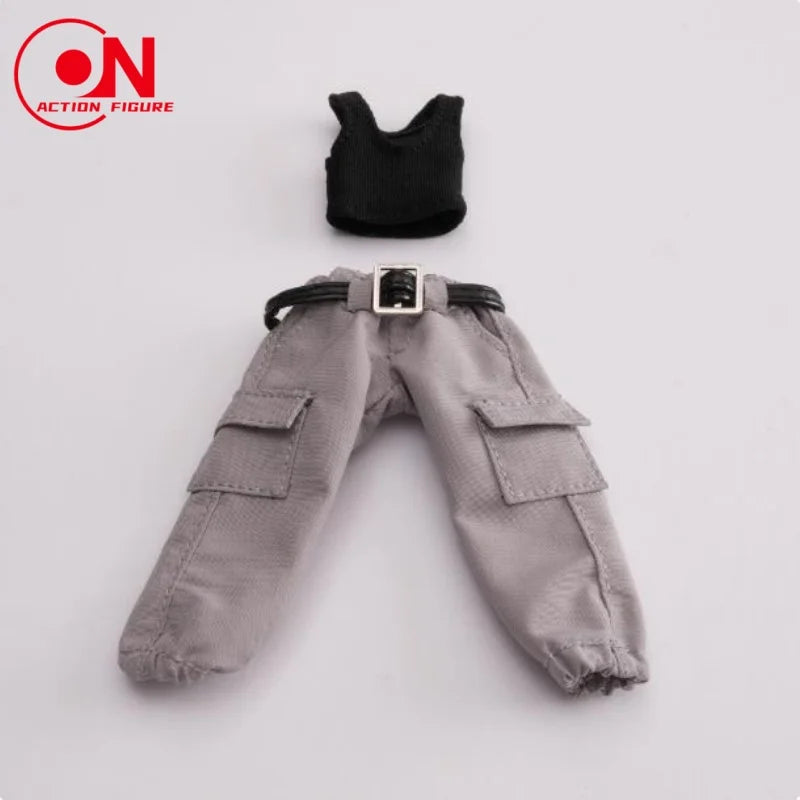 1/12 Scale Casual Shirt & Work Pants Set For 6-Inch Female Action Figures