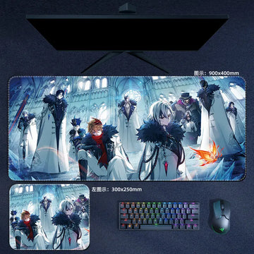 Genshin Impact Fatui Harbingers Mouse Pad Anime Desk Mat