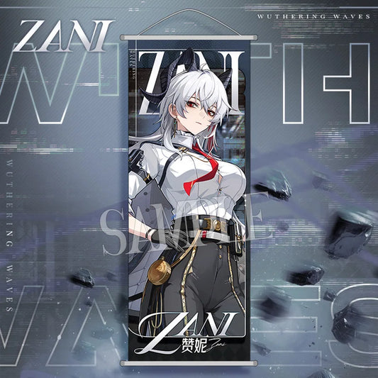 Wuthering Waves Zani Hanging Scroll Anime Poster