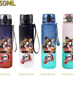Demon Slayer Nezuko Water Bottle – 650ml Leakproof Gym Bottle