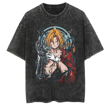 Fullmetal Alchemist Edward Shirt Vintage Style Anime Shirt