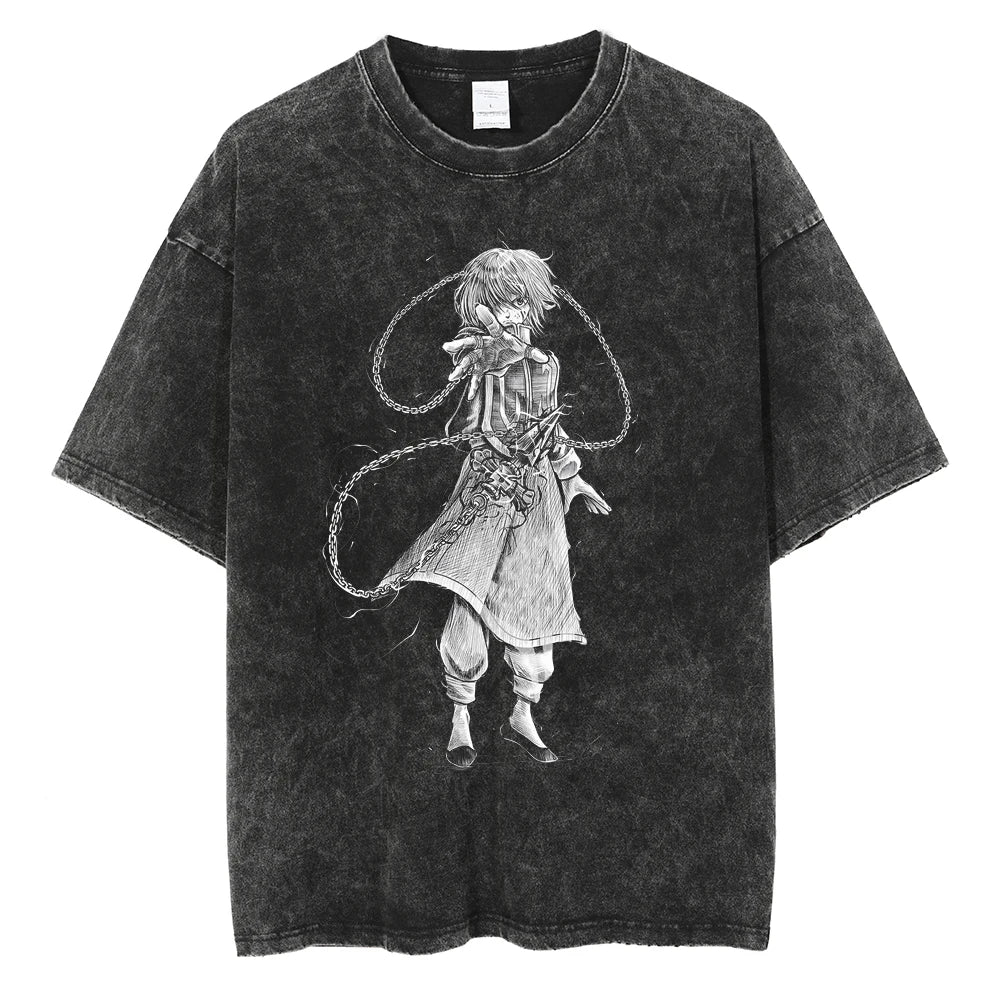 Hunter x Hunter Kurapika Shirt Vintage Style Anime Shirt