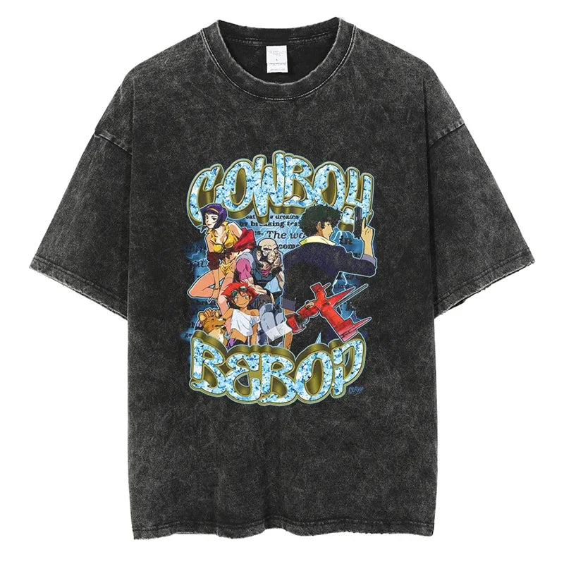 Cowboy Bebop Shirt Vintage Style Anime Shirt