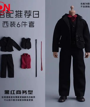 1/12 Scale Professional Suit Set For 6-Inch Male Action Figures