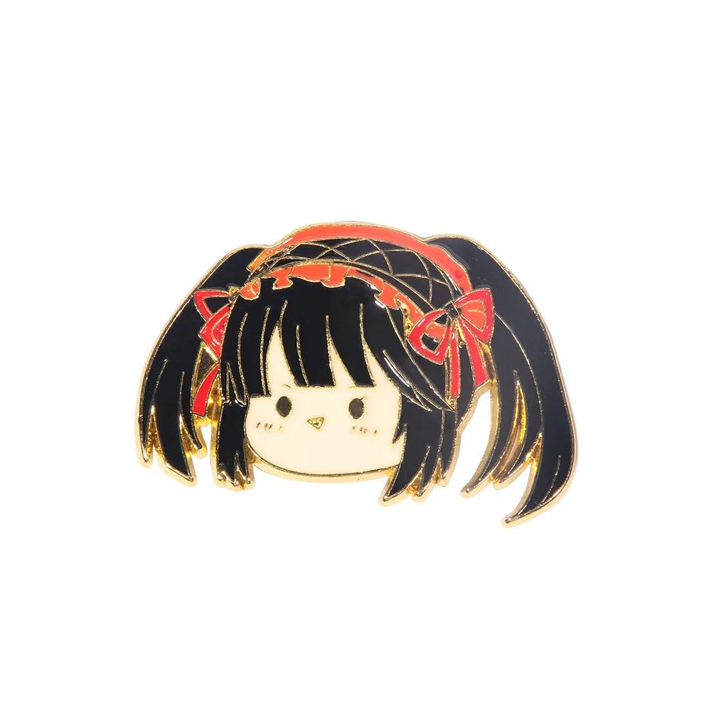 Date A Live Kurumi Enamel Pin Brooch