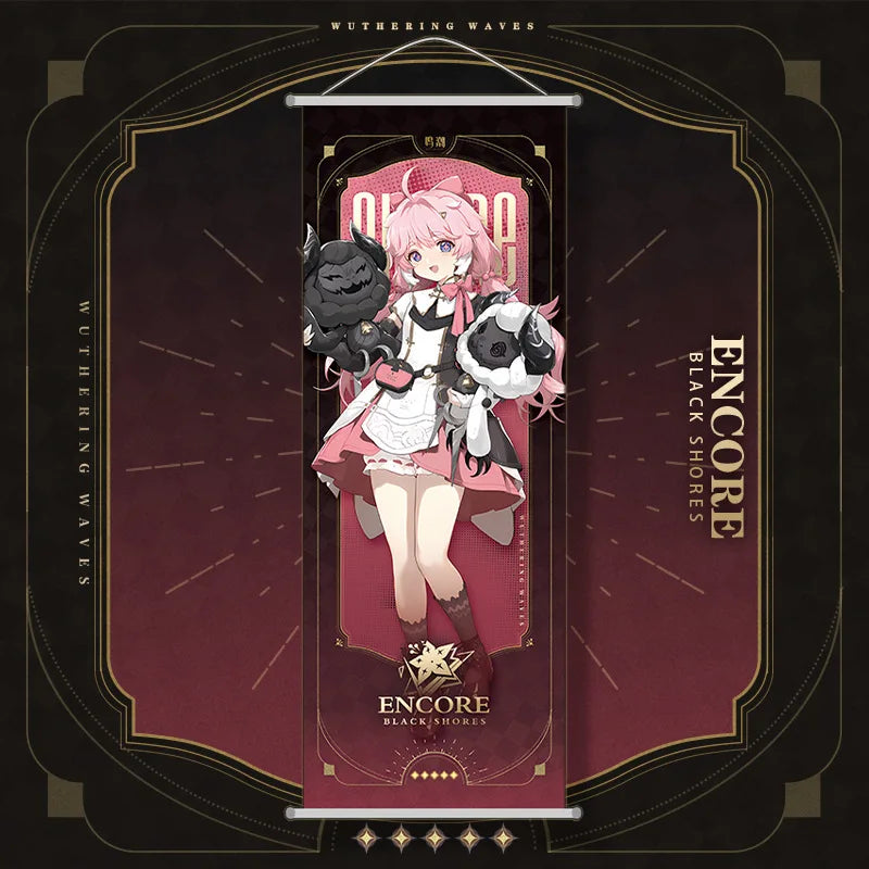 Wuthering Waves Encore Hanging Scroll Anime Poster