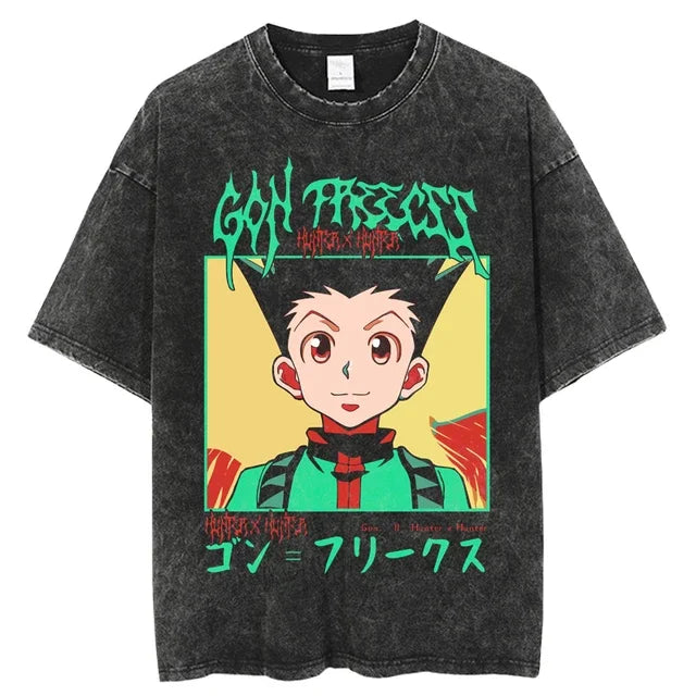 Hunter x Hunter Gon Shirt Oversized Style Anime Shirt