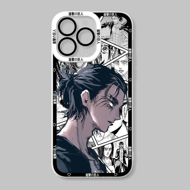 Attack on Titan Eren Yeager Phone Case - For iPhone 11 to 17 Pro Max