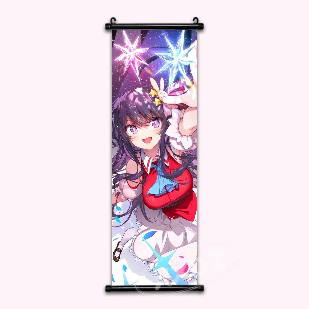 Oshi No Ko Ai Hoshino Anime Poster Canvas Scroll