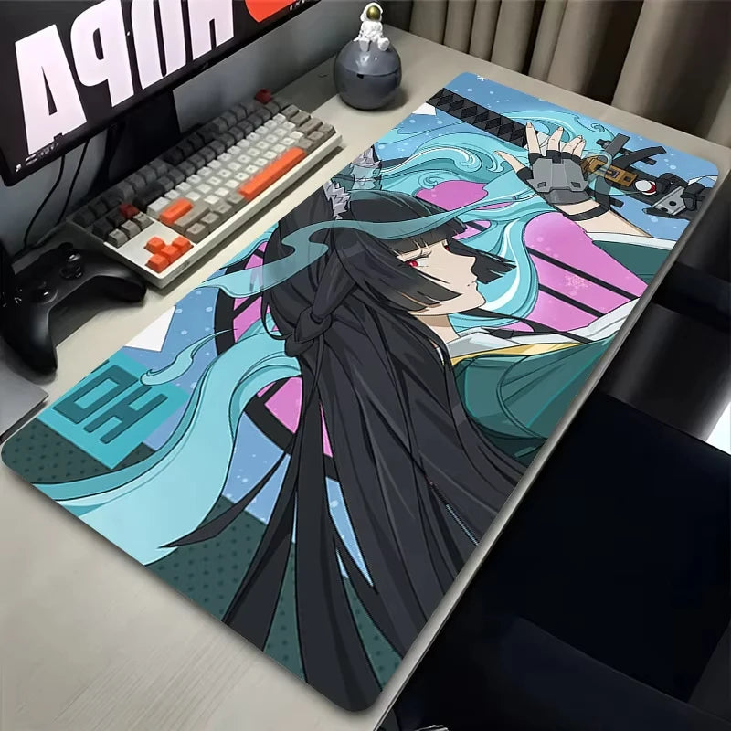 Zenless Zone Zero Miyabi Hoshimi Mouse Pad Gaming Anime Desk Mat