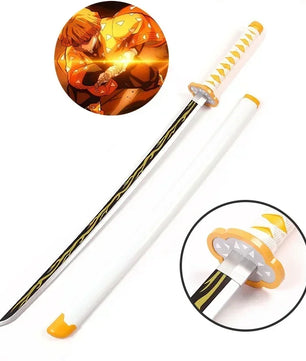 Demon Slayer Katana 1:1 Scale Anime Prop Replica Bamboo Sword