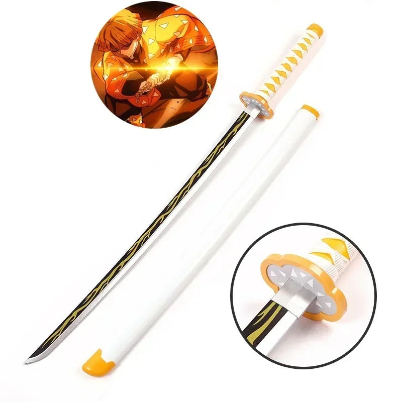Demon Slayer Katana 1:1 Scale Anime Prop Replica Bamboo Sword
