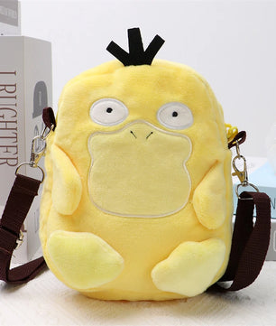 Pokemon Psyduck Plush Shoulder Bag – 20cm Soft Plush Anime Bag