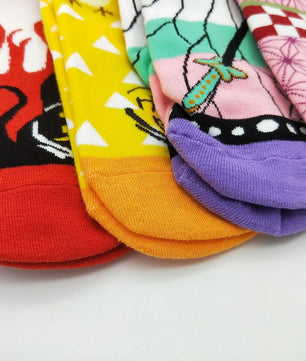 Demon Slayer Socks 5 Pairs Low Cut Anime Socks