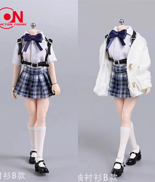 1/12 Scale School Uniform Set For 6-Inch Female Action Figures