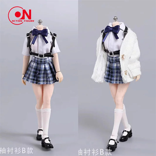 1/12 Scale School Uniform Set For 6-Inch Female Action Figures