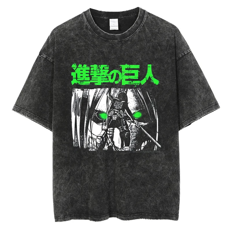 Attack On Titan Shirt Vintage Style Anime Shirt