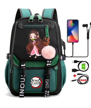 Demon Slayer Nezuko Backpack Anime Bookbag