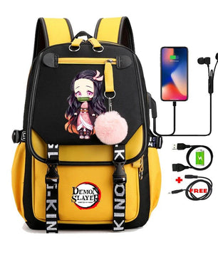 Demon Slayer Nezuko Backpack Anime Bookbag
