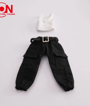 1/12 Scale Casual Shirt & Work Pants Set For 6-Inch Female Action Figures