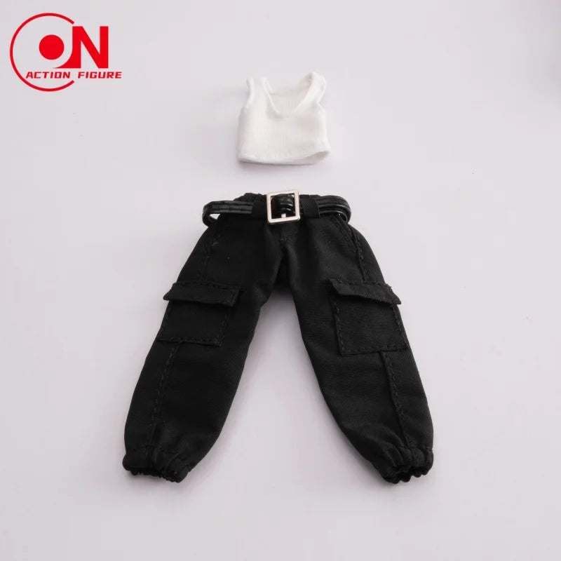 1/12 Scale Casual Shirt & Work Pants Set For 6-Inch Female Action Figures