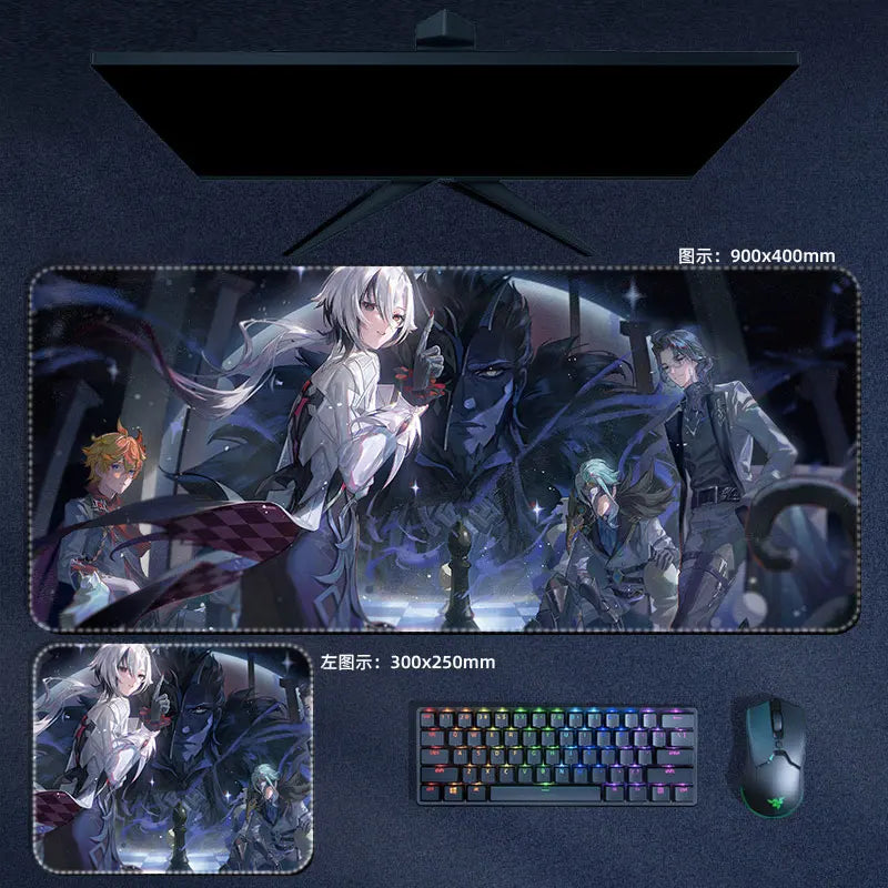 Genshin Impact Arlecchino Harbingers Mouse Pad Anime Desk Mat