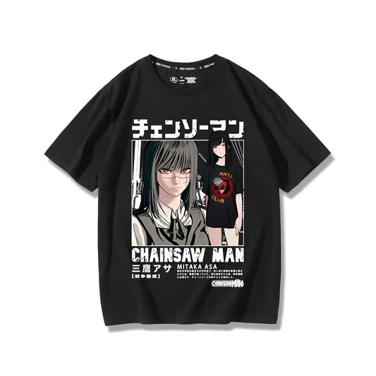 Chainsaw Man Asa Mitaka Shirt