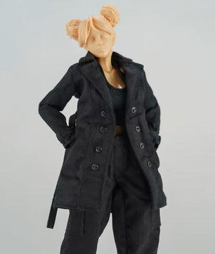 1/12 Scale Windbreaker Coat For 6-Inch Female Action Figures