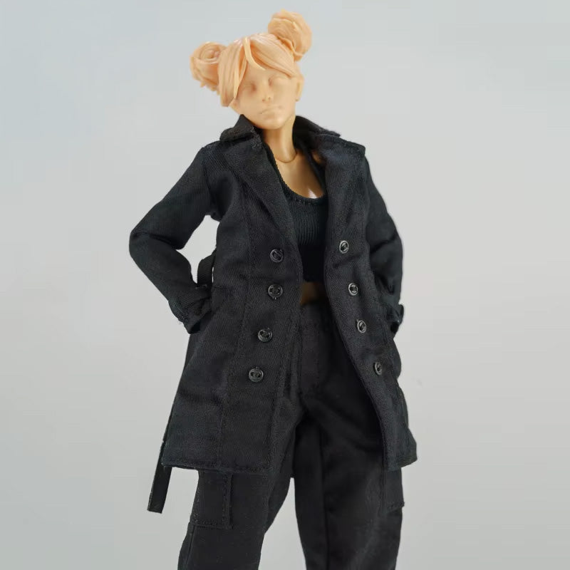 1/12 Scale Windbreaker Coat For 6-Inch Female Action Figures