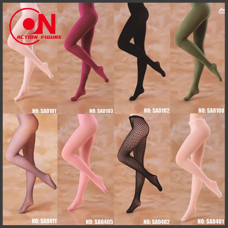 Hasuki 1/12 Scale Fishnet Stockings for 6-Inch Female Action Figures