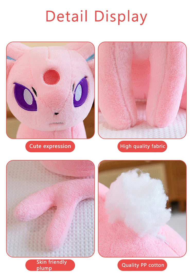 Pokemon Big Size Espeon Plush Sitting Pose ( 40cm / 50cm / 70cm)