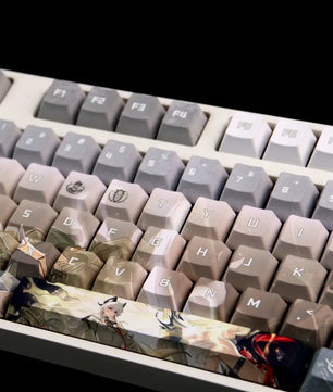 Wuthering Waves Zani Keycaps 120 Keys Cherry Profile Anime Keycaps