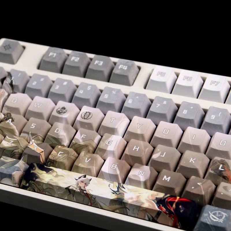 Wuthering Waves Zani Keycaps 120 Keys Cherry Profile Anime Keycaps