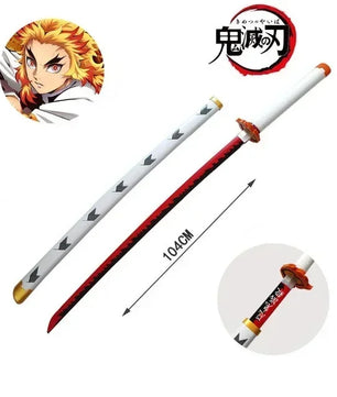 Demon Slayer Katana 1:1 Scale Anime Prop Replica Bamboo Sword