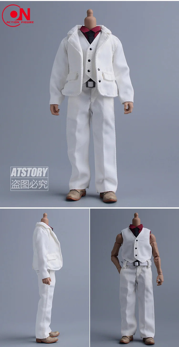 1/12 Scale Professional Suit Set For 6-Inch Male Action Figures