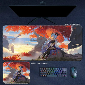 Genshin Impact Ganyu Mouse Pad Anime Desk Mat