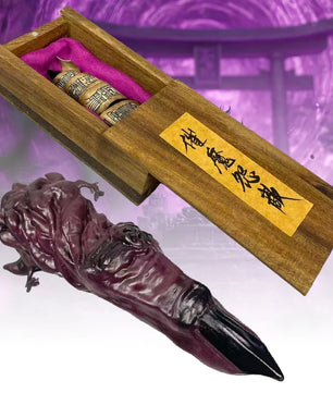 Jujutsu Kaisen Ryomen Sukuna Finger With Wood Talisman Box 1:1 Scale Prop Replica