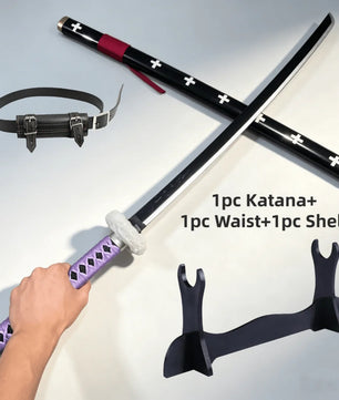 One Piece Trafalgar Law Kikoku Katana 1:1 Scale Anime Prop Replica Plastic Sword