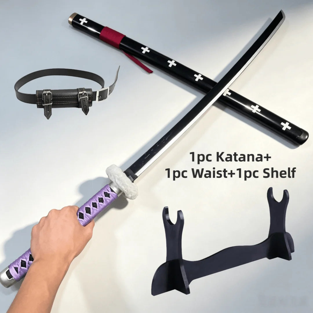 One Piece Trafalgar Law Kikoku Katana 1:1 Scale Anime Prop Replica Plastic Sword