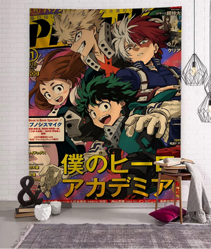 My Hero Academia Custom Tapestry - Versatile Anime Home Decor