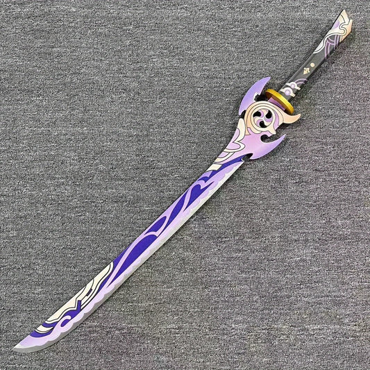 Genshin Impact Raiden Shogun Sword 1:1 Scale Anime Prop Replica