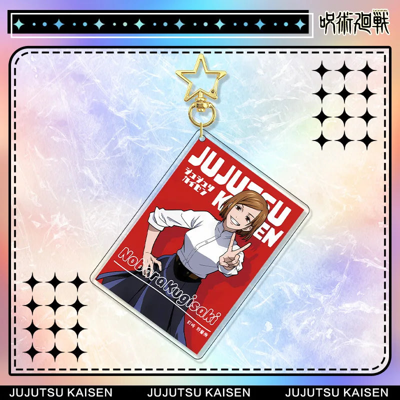 Jujutsu Kaisen Nobara Kugisaki Acrylic Stand Keychain & Badge Set